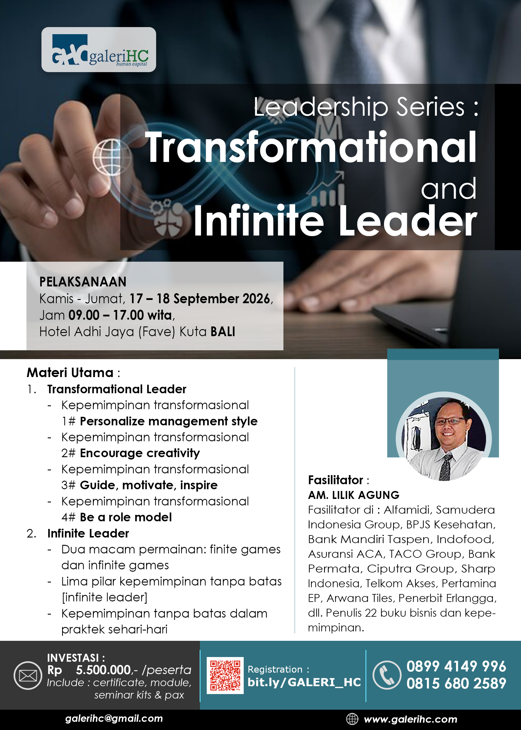 Leadership Series Transformational and Infinite Leader