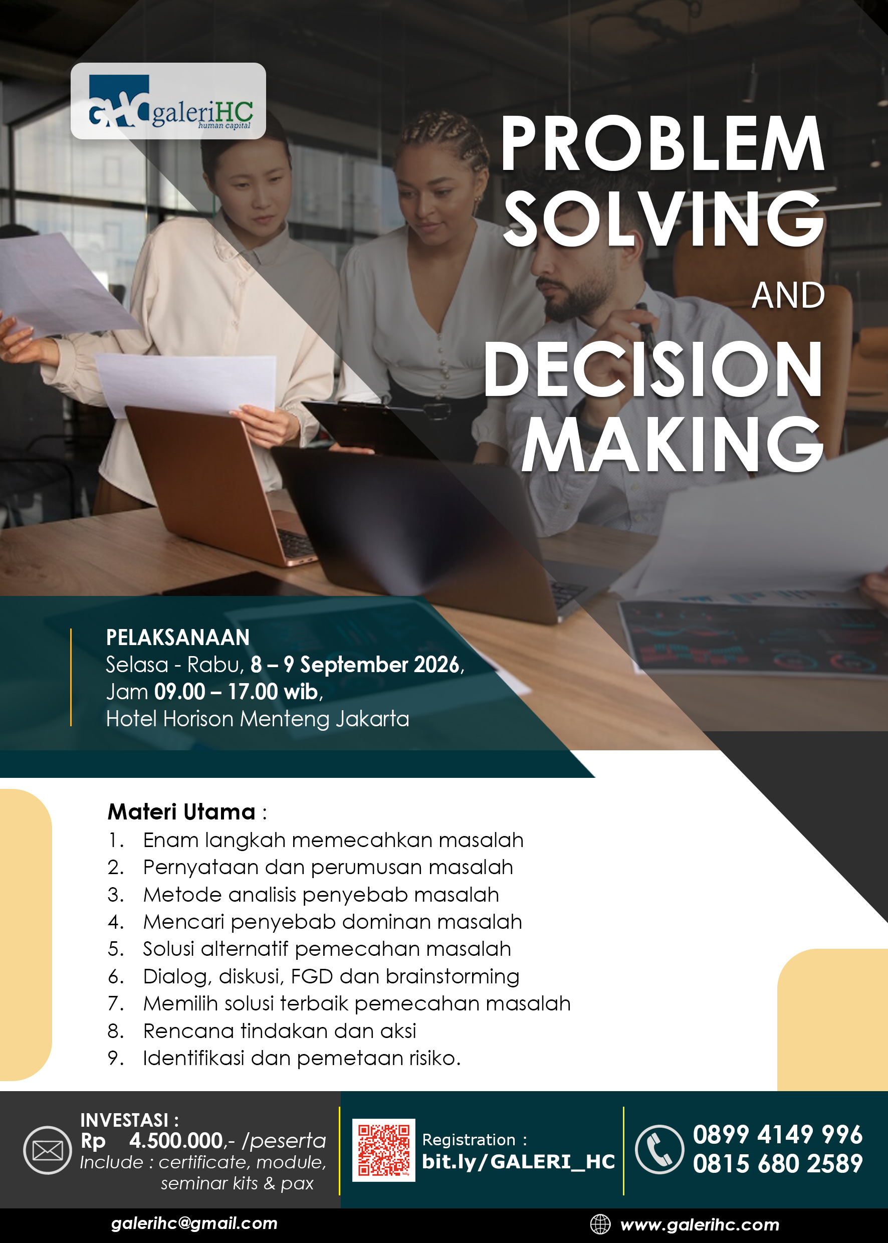 PROBLEM SOLVING DECISION MAKING