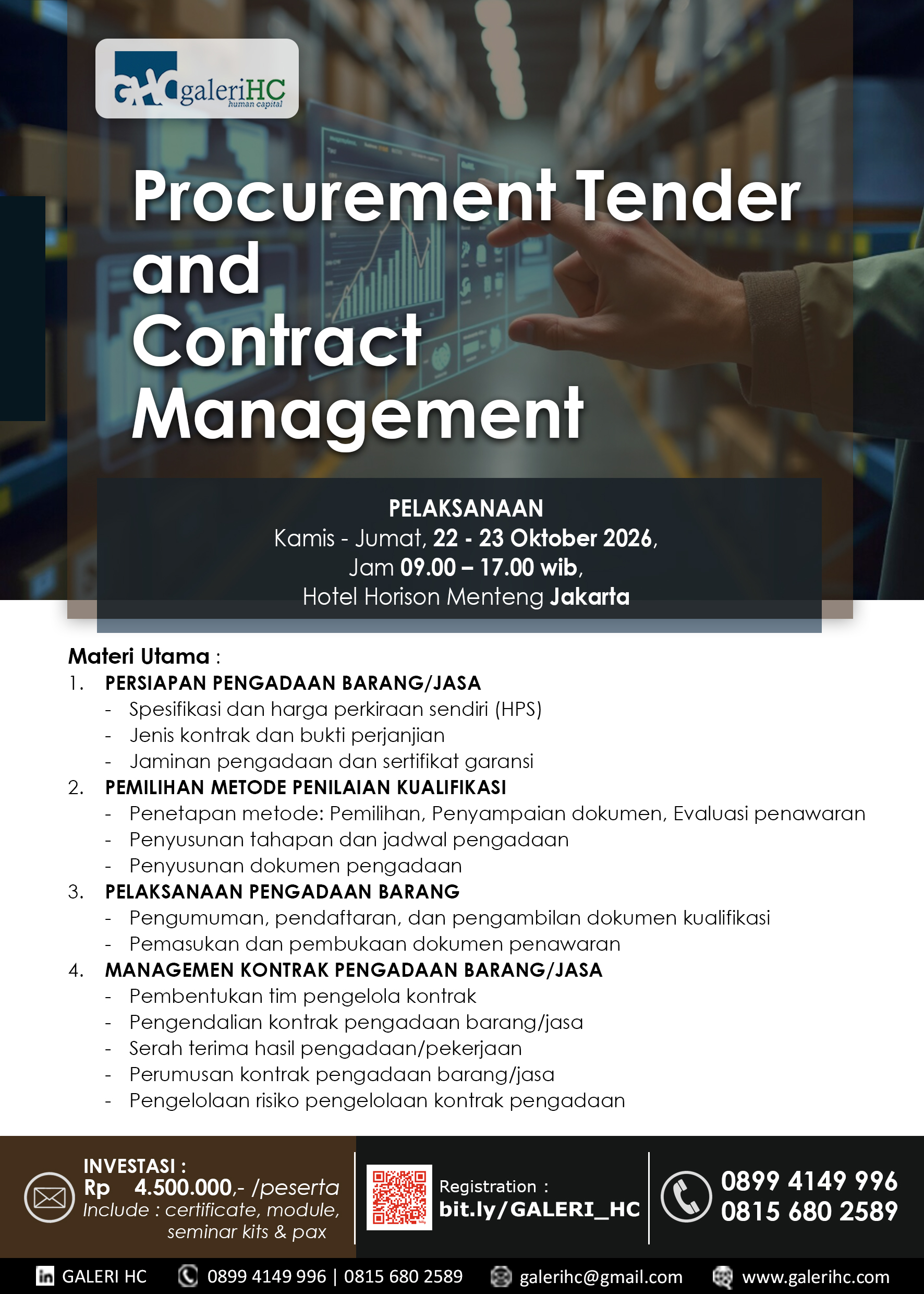 Procurement Tender and Contract Management
